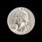 90% Silver - 1964 Washington Quarter  $0.25 FV Circulated Pre-1965 US Coin 25-10