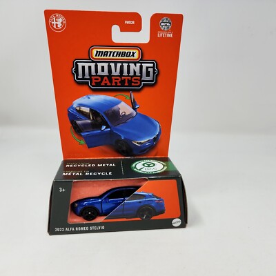 2022 Alfa Romeo Stelvio * Blue * 2025 Matchbox Moving Parts Case A Q204