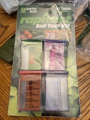 New Luster Leaf #1602 Soil testing Rapitest Kit, Contains 20 Tests