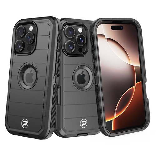 for iPhone 16 PRO (screen 6.3") Rugged Triple Layer TPU and PC Lined Case - Picture 8 of 43