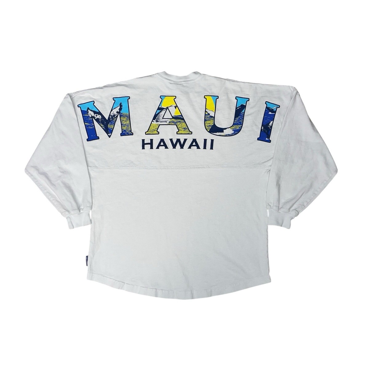 Vintage Spirit Jersey Hawaii Maui Long Sleeve Shirt Small Whale