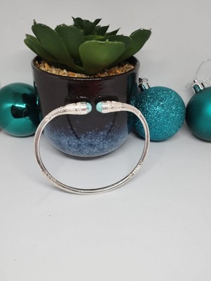 Bracelet Jonc Femme Argent Massif 950/1000 - Modèle Lohan'omby Soa Vangovango - Neuf Avec étiquettes