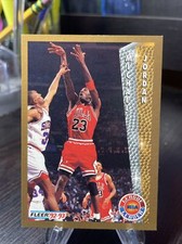 1992 Fleer Michael Jordan League Leaders #238 Basketball Chicago Bulls HOF