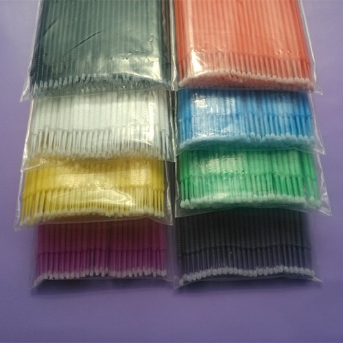 Micro Aplicadores Dentales Cepillo Materiales Mezclados Desechables Tamaño 8 Colores 8 Paquetes - Imagen 5 de 6