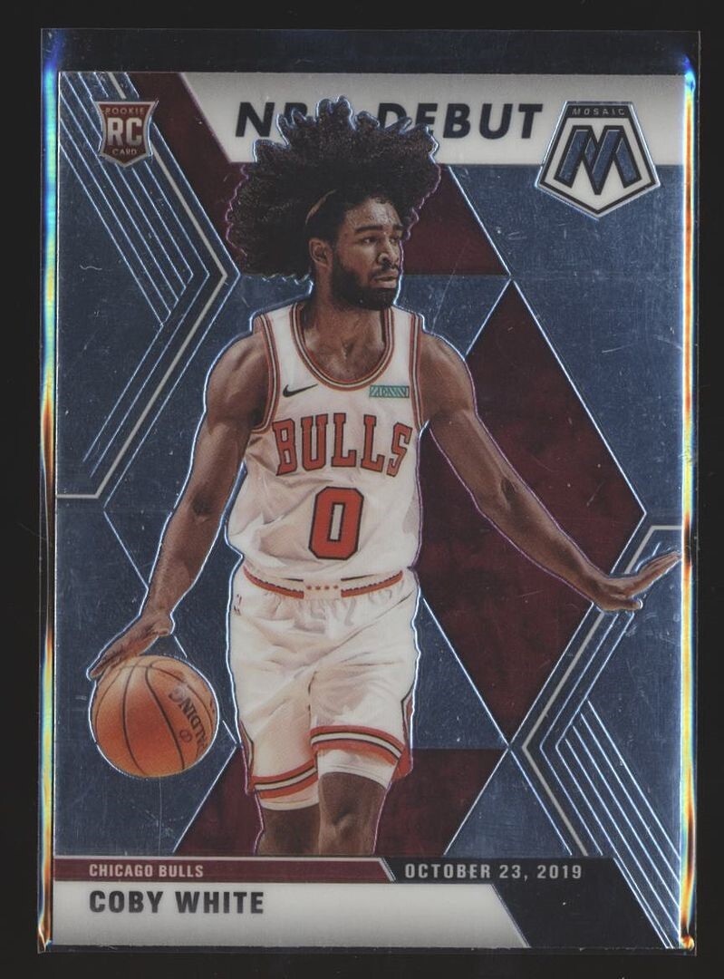 2019-20 MOSAIC NBA DEBUT ROOKIE COBY WHITE BULLS
