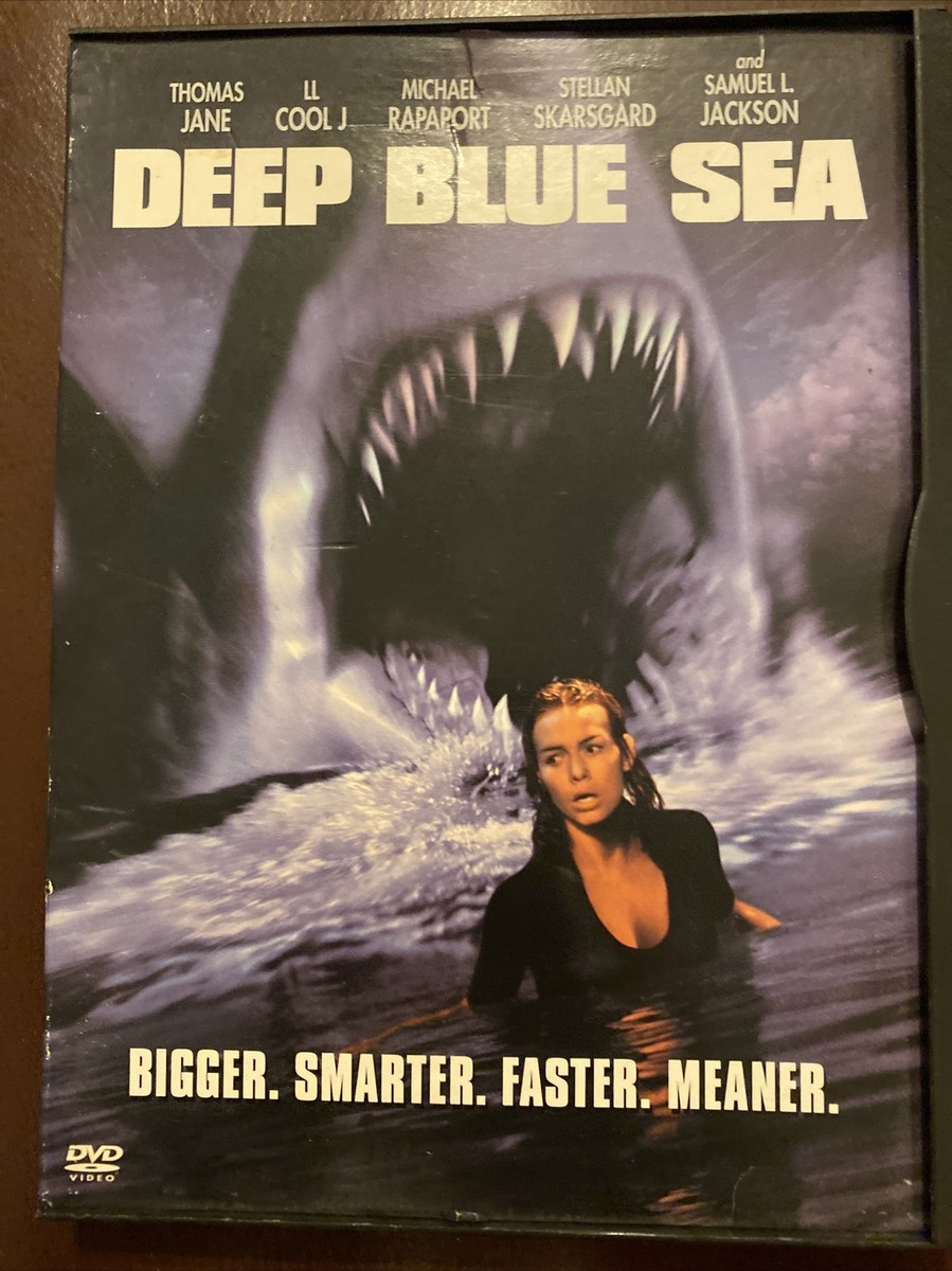 Deep Blue Sea (DVD, 1999) Samuel L Jackson Ll Cool J Stellan