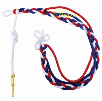 #ad Shoulder Cord Citation With Brass Tip Red White and Blue $29.99