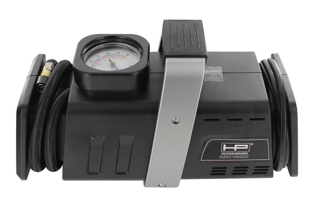 Compresseur à air 12V et 230V portable double alimentation HP - 2