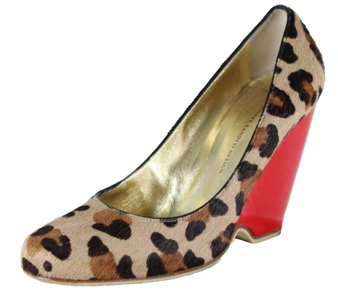 Tacones de cuña Giuseppe Zanotti superiores de cuero