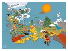 Game of Thrones Map Poster Andy Stattmiller Ltd Edition x/100 Mondo MINT TV Art