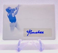 2020 Leaf Trinity Yolbert Sanchez Yellow Patch Auto Printing Plate 1/1 #PA-YS1