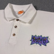 VTG Nickelodeon Rugrats Shirt Mens Large Promo Cartoon Embroidered 90s