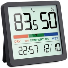 "Humidity Gauge Indoor Thermometer - Digital Indoor Humidity Sensor Room Thermom