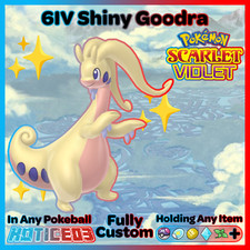 ✨ Shiny Goodra 6IV ✨ Pokemon Scarlet & Violet 🚀 Fast 🚀