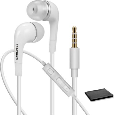 Original Samsung EHS64AVFWE 3.5mm Earphone Headset with Volume Key & Mic