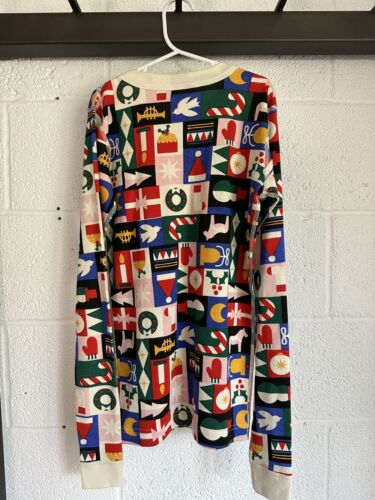 EUC Hanna Andersson Holiday Pajamas SIZE 160 US 14 Multicolor - Picture 3 of 12