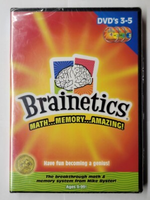 Brainetics: DVDs 3-5: Math, Memory, Amazing! (DVD, 3-Disc Set)
