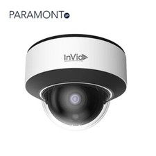 Cámara domo fija AI InVid Paramont 4MP IP Plug & Play exterior PAR-P4DRIR28NH-AI