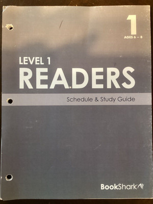 Bookshark  Level 1 Readers Schedule & Study Guide 2020 Ages 6-8