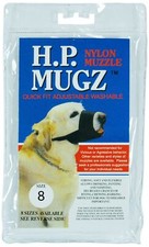 Hamilton H.P. Mugz Adjustable Quick Fit Nylon Soft Dog Muzzle, 11 to 11-1/2-I...