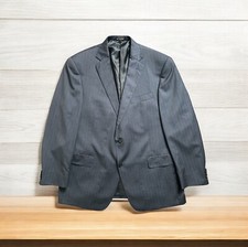 Hart Schaffner Marx Striped Wool Blazer 46 R Sport Coat