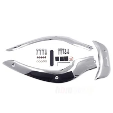 Windshield Connectors Trim Chrome For 04 - 2013 Harley Road Glide CVO Road Glide