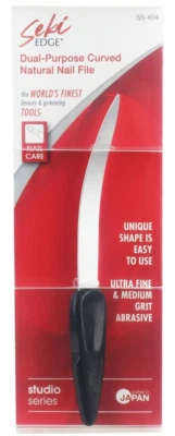 Seki Edge Dual-Purpose Curved Natural Nail File (SS-404)
