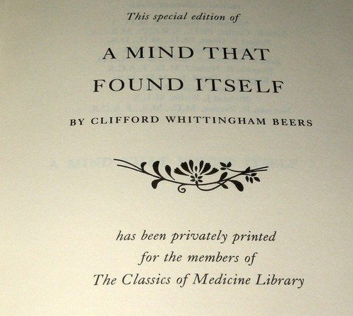 A Mind That Found Itself - Clifford W. Beers - 1996 -  Gryphon Ed Special Ed - Bild 2 von 12