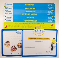 Skillmatics I can Write Reusable Activity Mats 6 ct.  certificate Educational