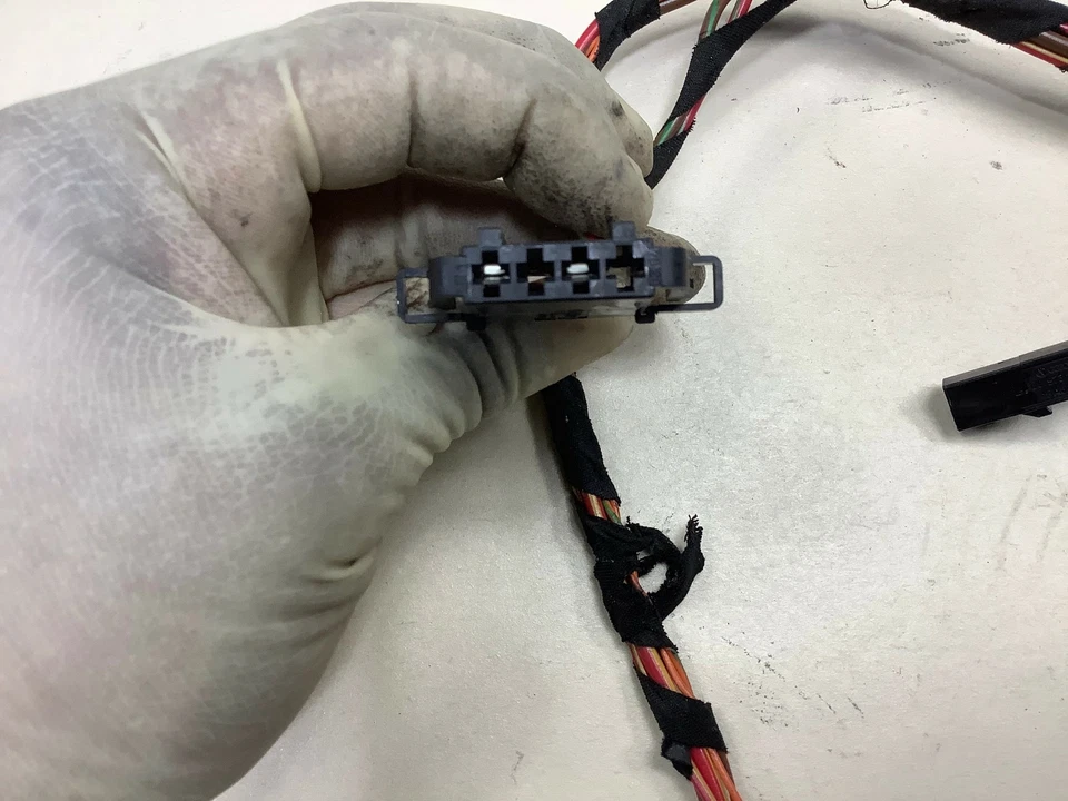 2004 VOLKSWAGEN TOUAREG CHICOTE DE FIOS PORTA LATERAL DIREITA TRASEIRA DO PASSAGEIRO FABRICANTE DE EQUIPAMENTO ORIGINAL+ - Imagem 4 de 4