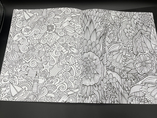 NEW Creative Charm Coloring Book with Colored Pencils For Adults - Picture 11 of 12