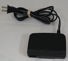 OEM Nintendo 64 N64 AC Power Supply NUS-002 AC Adapter & AV Cable Both TESTED