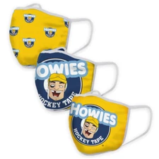 Howies Hockey Tape PPE Foco Face Cover Mask Mouth and Nose Covering 3-Pack