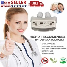 Mini Anti Snoring Air Purifier Device Sleep Noise Aid Kit Nose Machine LAVA