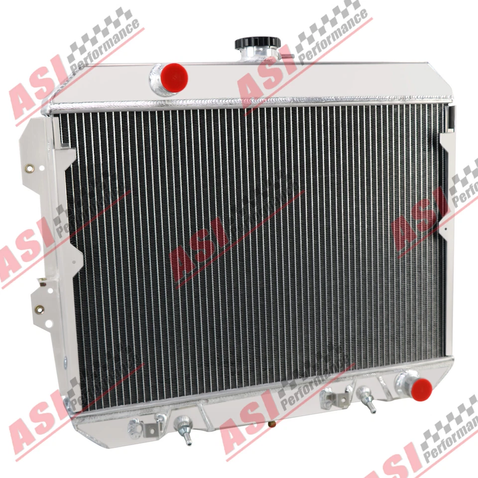 3 Row Aluminum Radiator For 1981-1983 82 Nissan Datsun 280ZX 280 ZX 2.8L L6 AT Foto 4 de 4