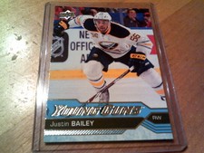 2016-17 Upper Deck JUSTIN BAILEY Young Guns RC #246