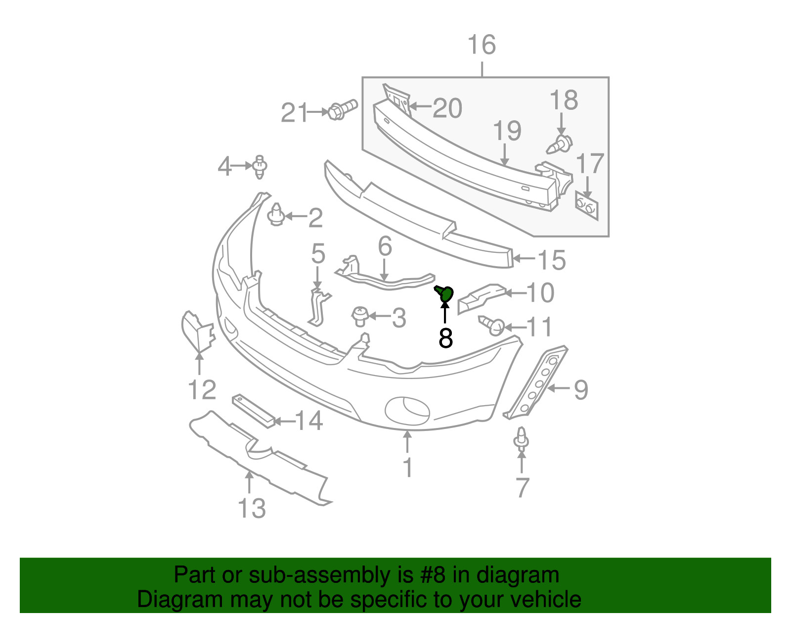 OEM NEW 200220 Subaru BRZ Forester Impreza Legacy Fender Liner Clip 46064AE000 RD Content