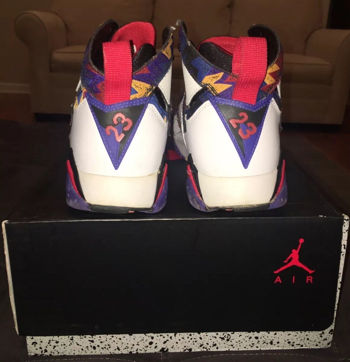 Nike Air Jordan 7 VII Retro Ugly Sweater Nothing But Net 9