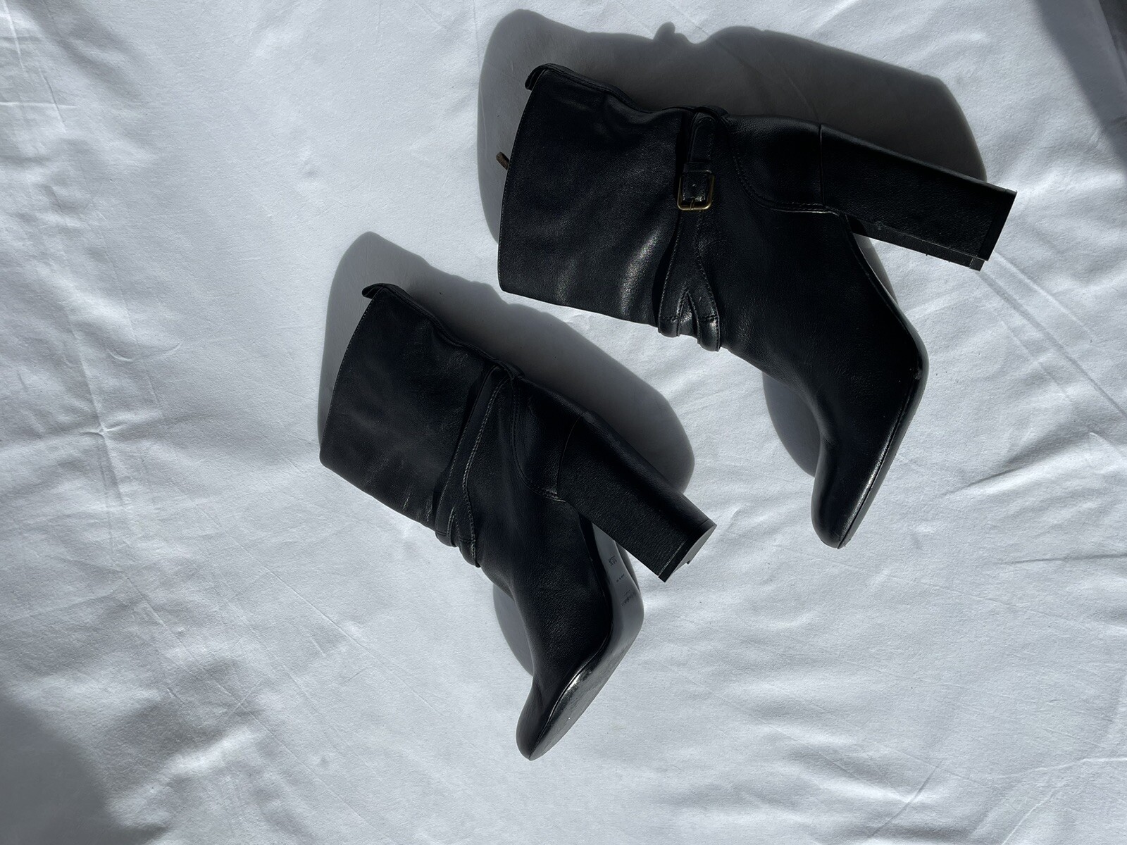 Stivali YSL Yves Saint Laurent in pelle nera