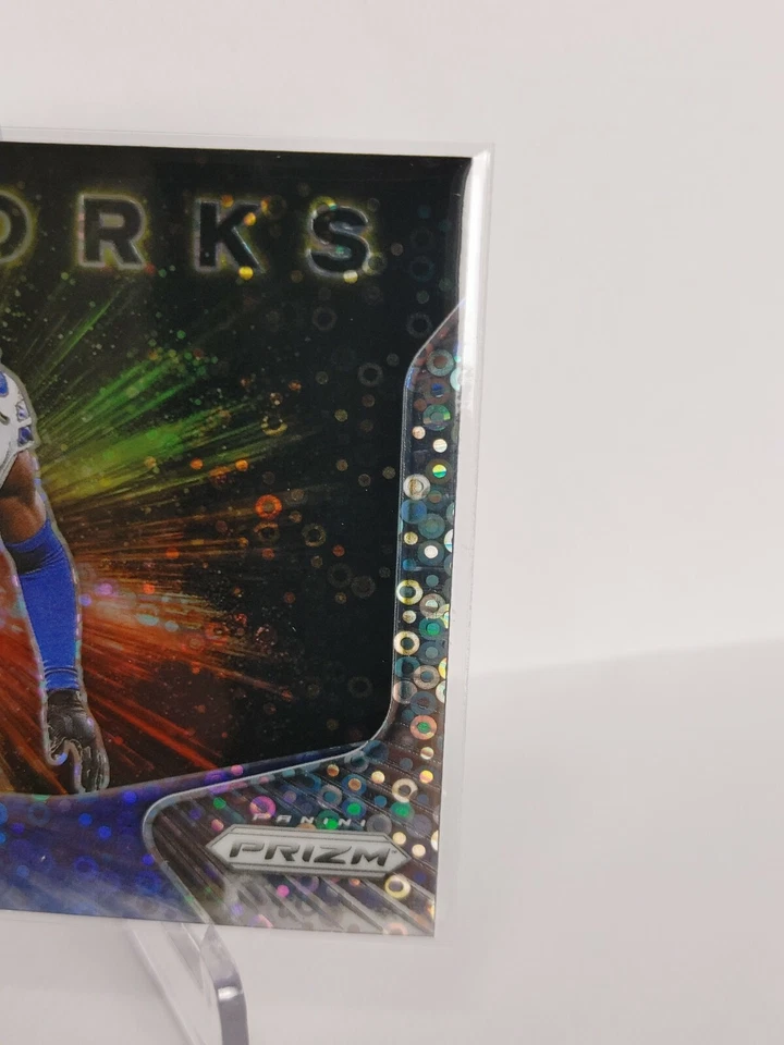 🔥🔥🏈 2020 Panini Prizm No Huddle Jaylon Smith Fireworks Disco Card Cowboys - Image 3 of 4