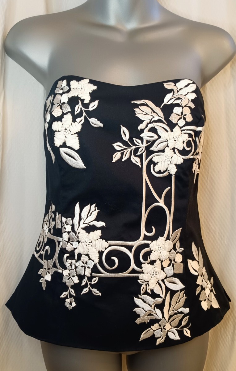 white house black market bustier top