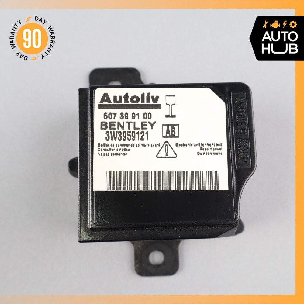 03-10 Bentley Continental GTC Speed Safety Bag Sensor SRS Control Module OEM 60k