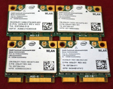 LOT OF 4 Intel Centrino Advanced-N 6205 Wireless Half Mini PCI-e Card X9JDY