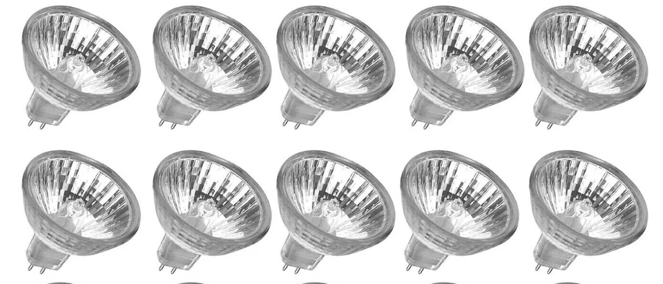 24 x MR16 50W 240V 2 Pin Halogen Downlight Globe Energy Saving Warm White Lamp - Image 2 of 4