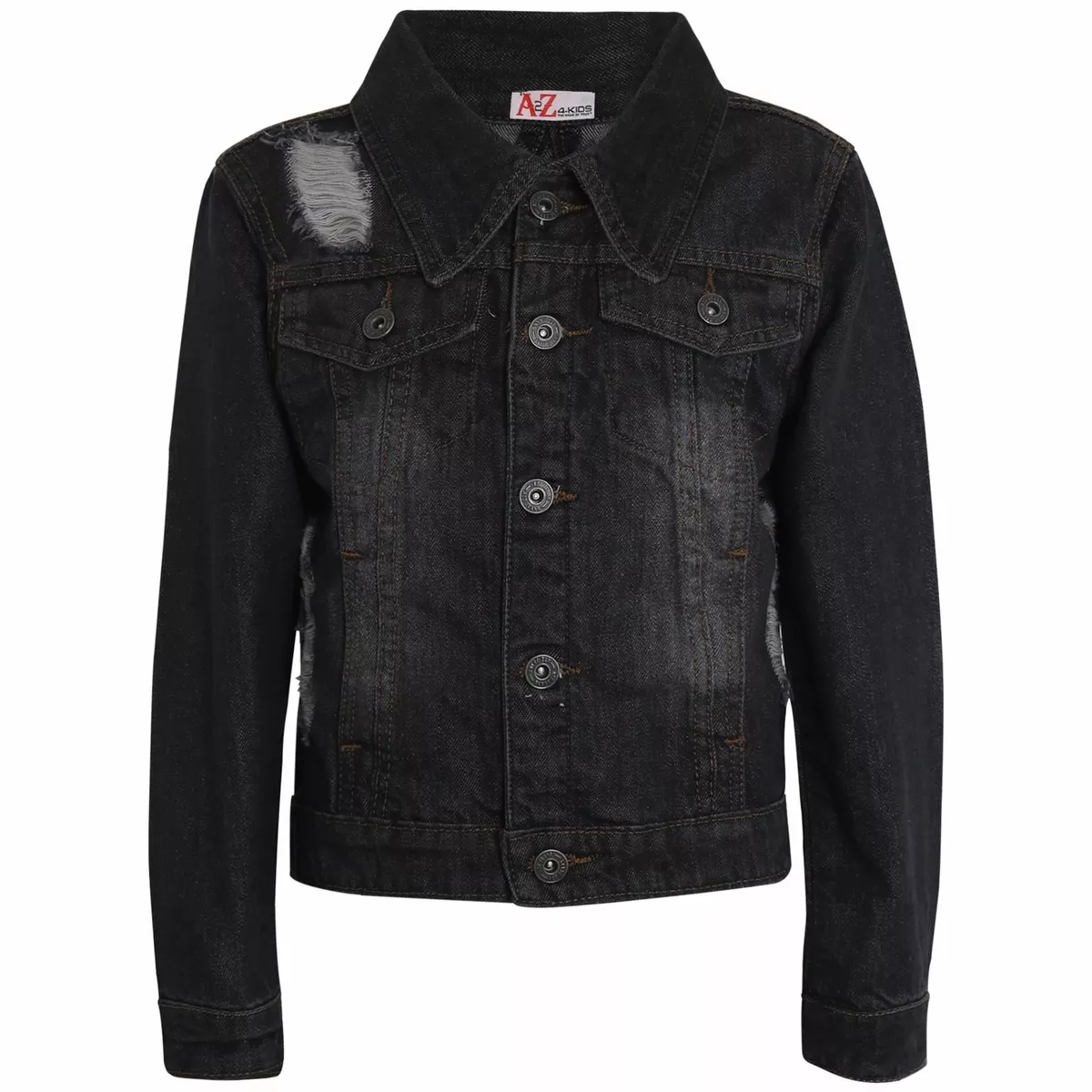 Girls black shop jean jacket