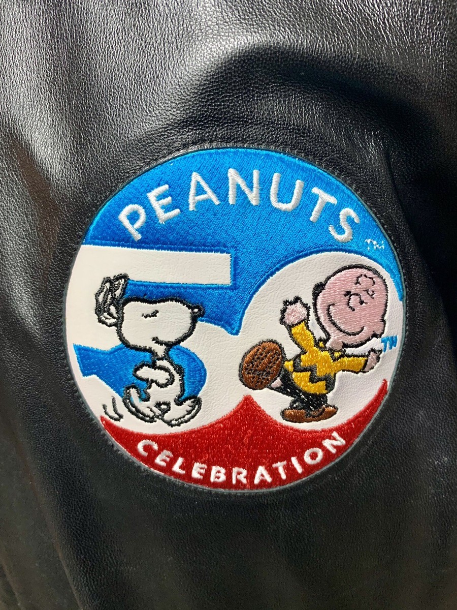 レア 90s AMERICAN TOONS PEANUTS レザージャケッL レア 90s AMERICAN TOONS PEANUTS レザージャケッL