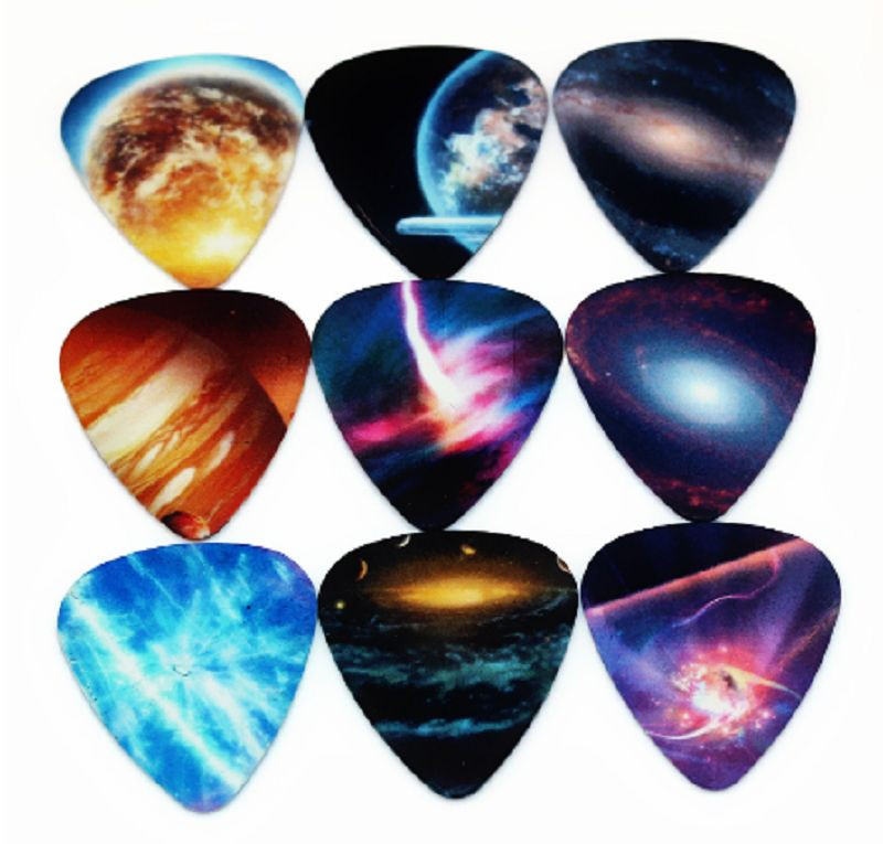 Assorted Galaxy Space Universe Guitar Picks Lot of 10 1.0 mm US Seller New