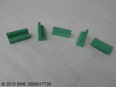 Lot Of 5, Pheonix Contact Mstb2.5, Terminal Block, 250V, 10A, 2.5Mm