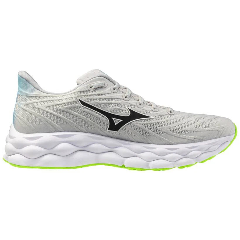 Mizuno Wave Sky 8 Running Shoes, Nimbus Cloud/Black/Green Gecko - Image 4 of 4