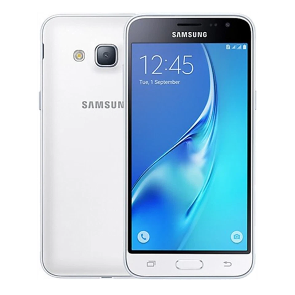 Samsung Galaxy J3 16GB Smartphone Mobile Phone Single Sim White (GRADE A+) - Image 1 of 1